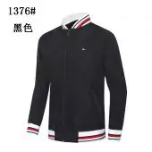 giacca pas cher homme tommy hilfiger t1376 strip col black